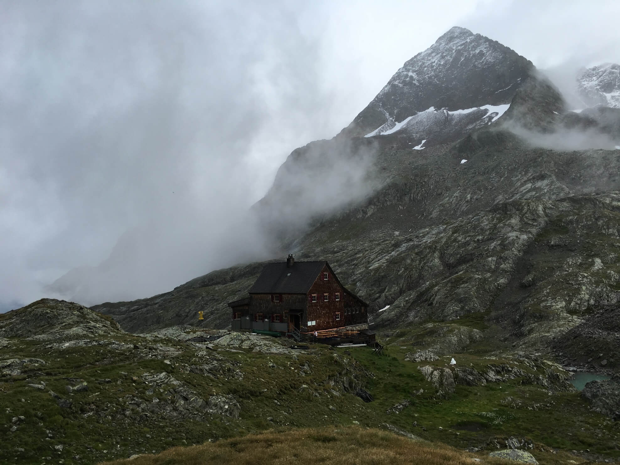 das 3.283m hohe Petzeck mit der Nossberger Hütte