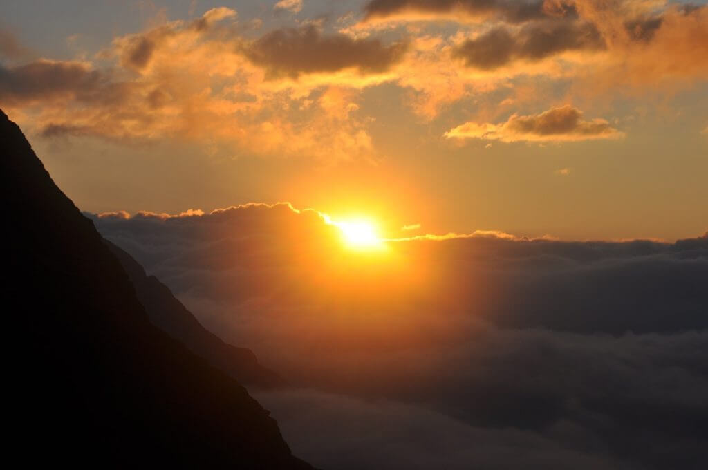 Sonnenaufgang im Wangenitztal