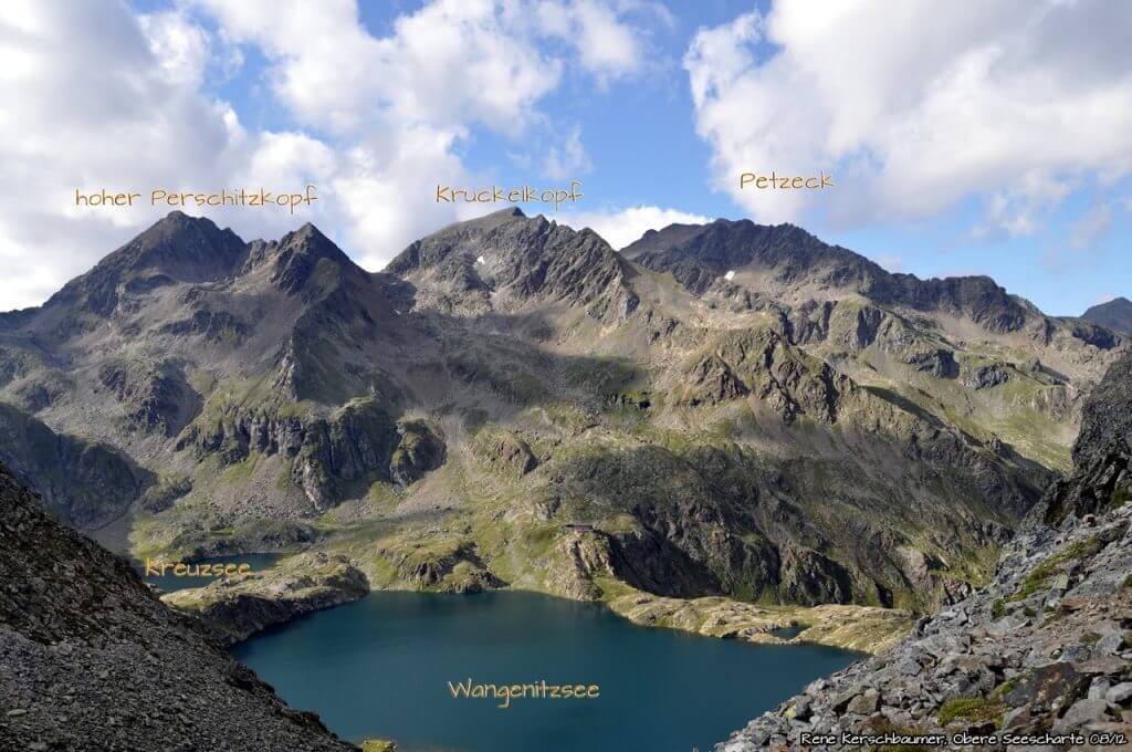 Wangenitzsee Perschitzkopf Kruckelkopf Petzeck Wangenitzsee