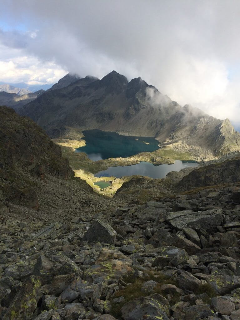 Wangenitzsee aus der Kreuzseescharte Wangenitzsee und Kreuzsee