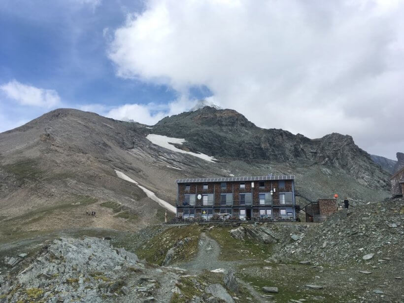 die Stüdlhütte, im Nebel der Großglockner