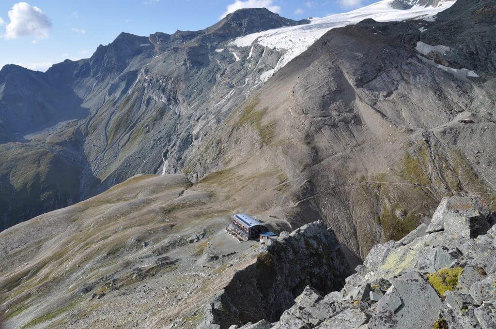 die Stüdlhütte vom Fanatkogel aus fotografiert