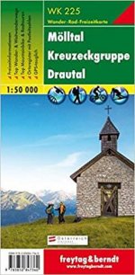 Wanderkarte Mölltal,  Kreuzeckgruppe, Drautal 