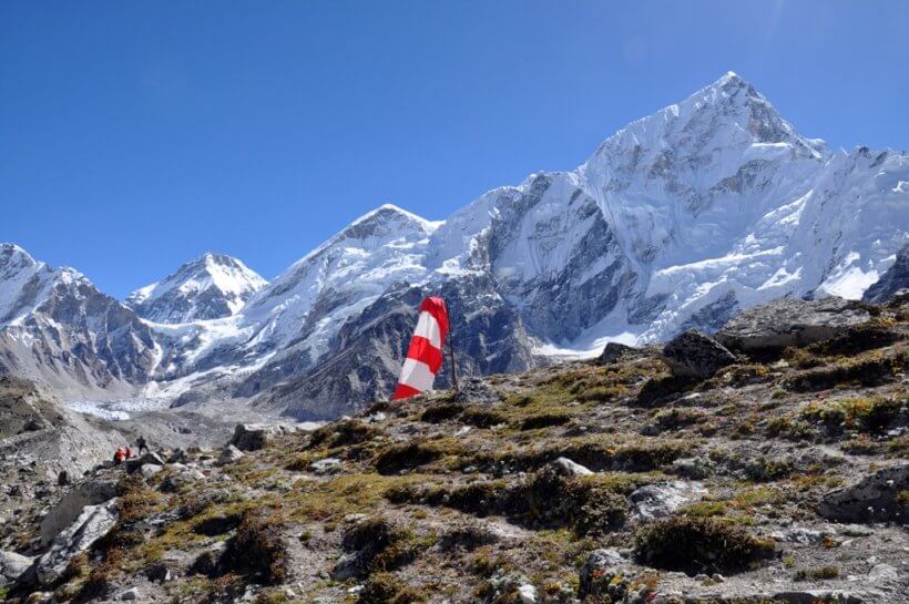 Everest West Summit und Nuptse